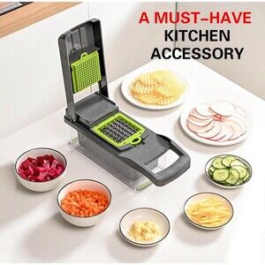 Vegetable Chopper 8-in-1 Veggie Chopper Slicer Cutter Food Dice - Hand Guard